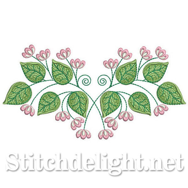 SDS0287 Feuilles en fleurs