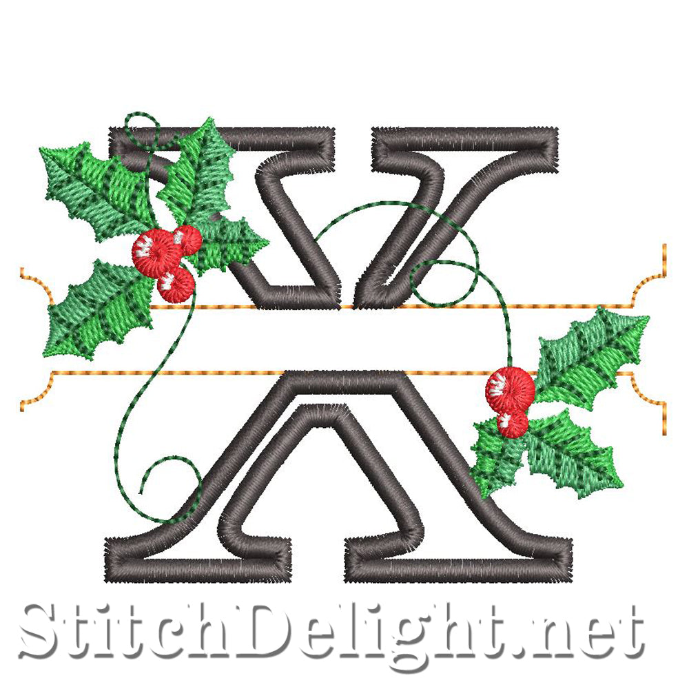 HOE0037 Festive Holly Font X