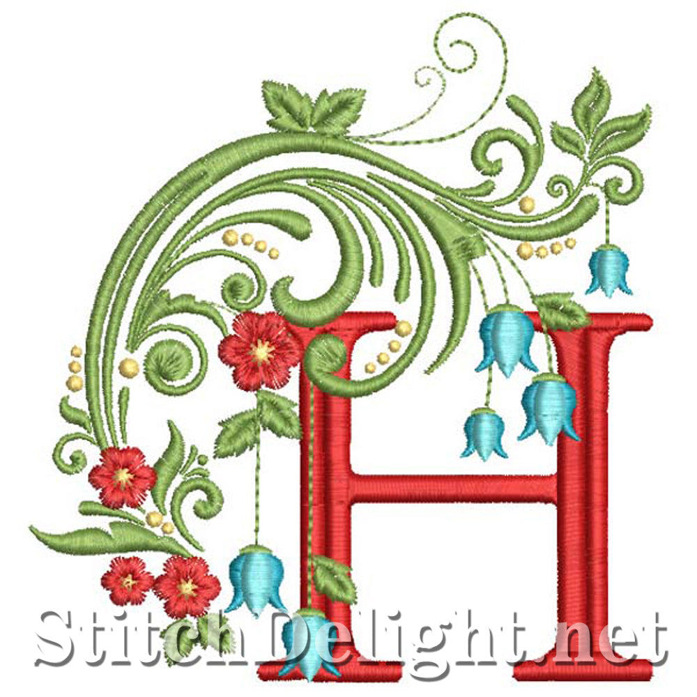 SDS1254 Blue Bell Font H