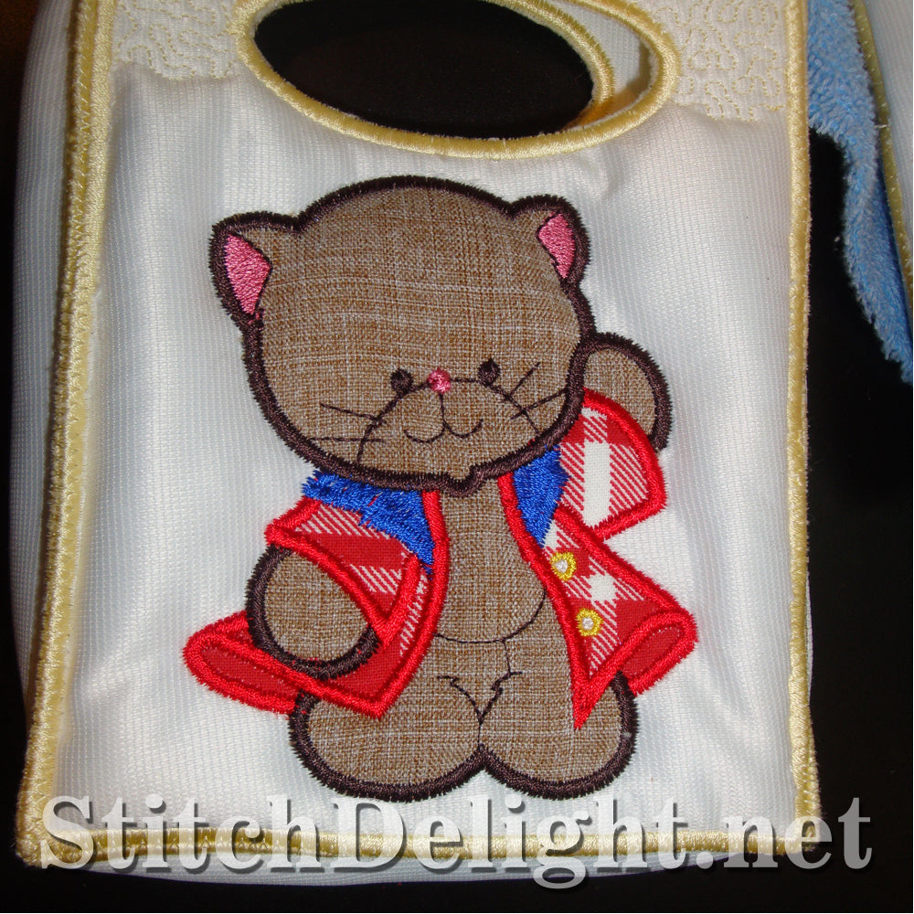 SD1207 Applique Kitty Treat Bags