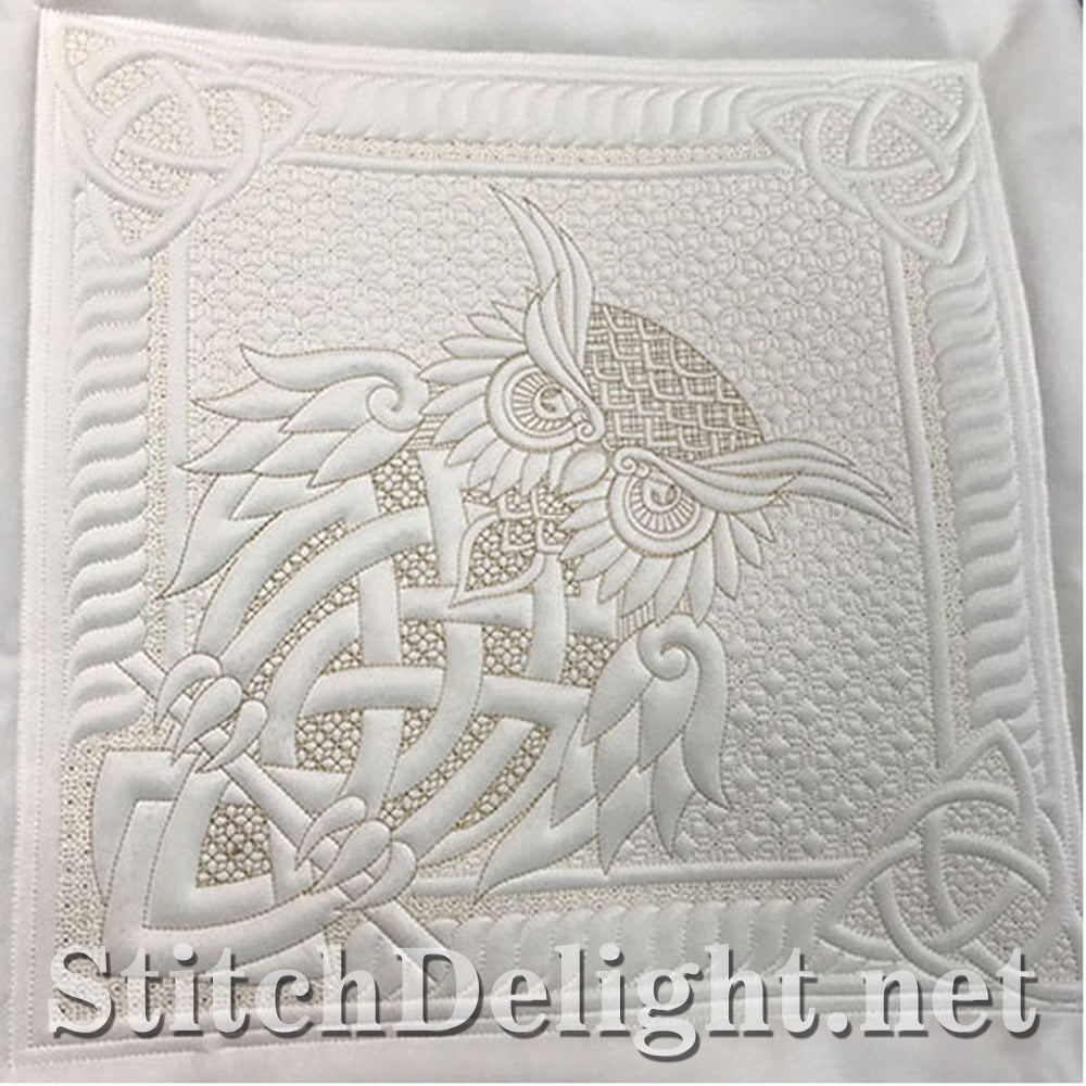 Ensemble de courtepointe hibou celtique SDS1192