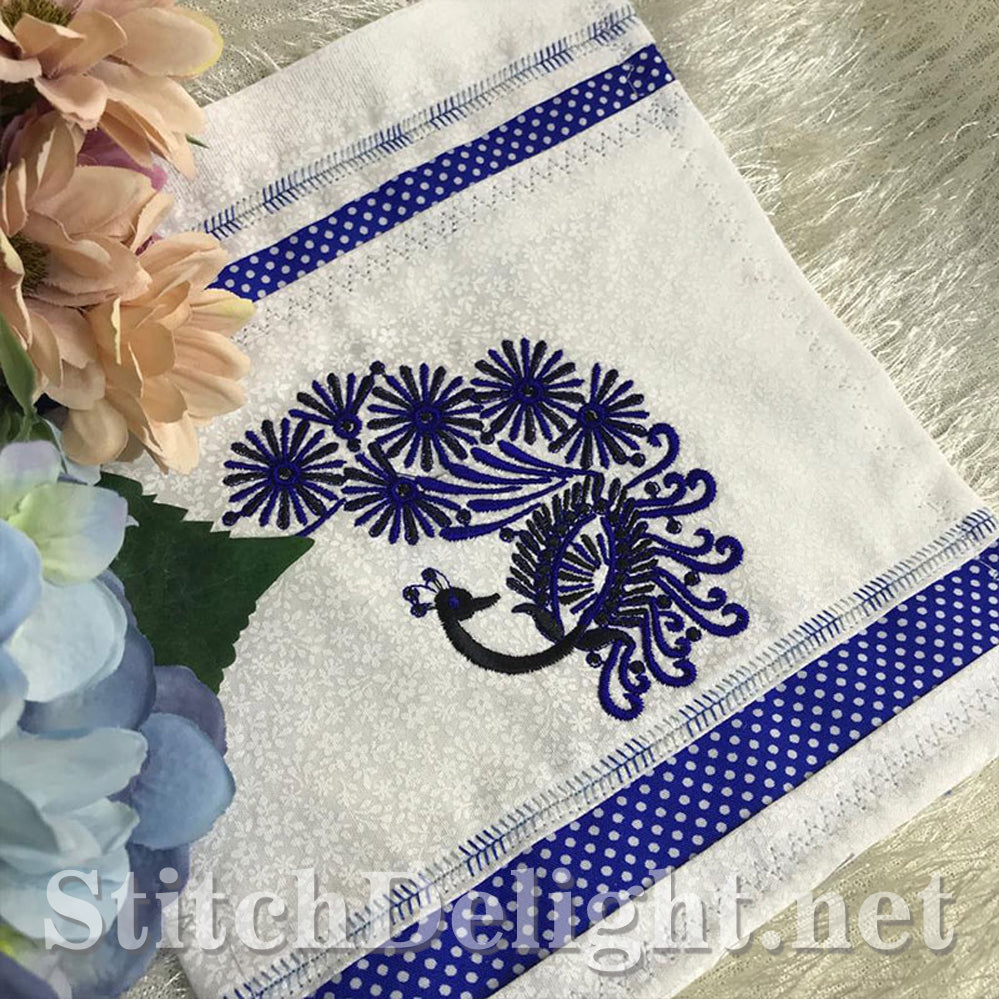 AE035 Oriental Peacock Designs