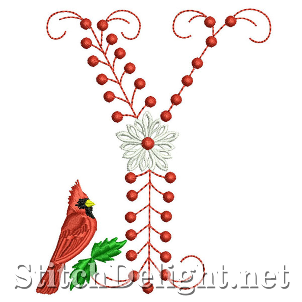 SDS1124 Christmas Font Y