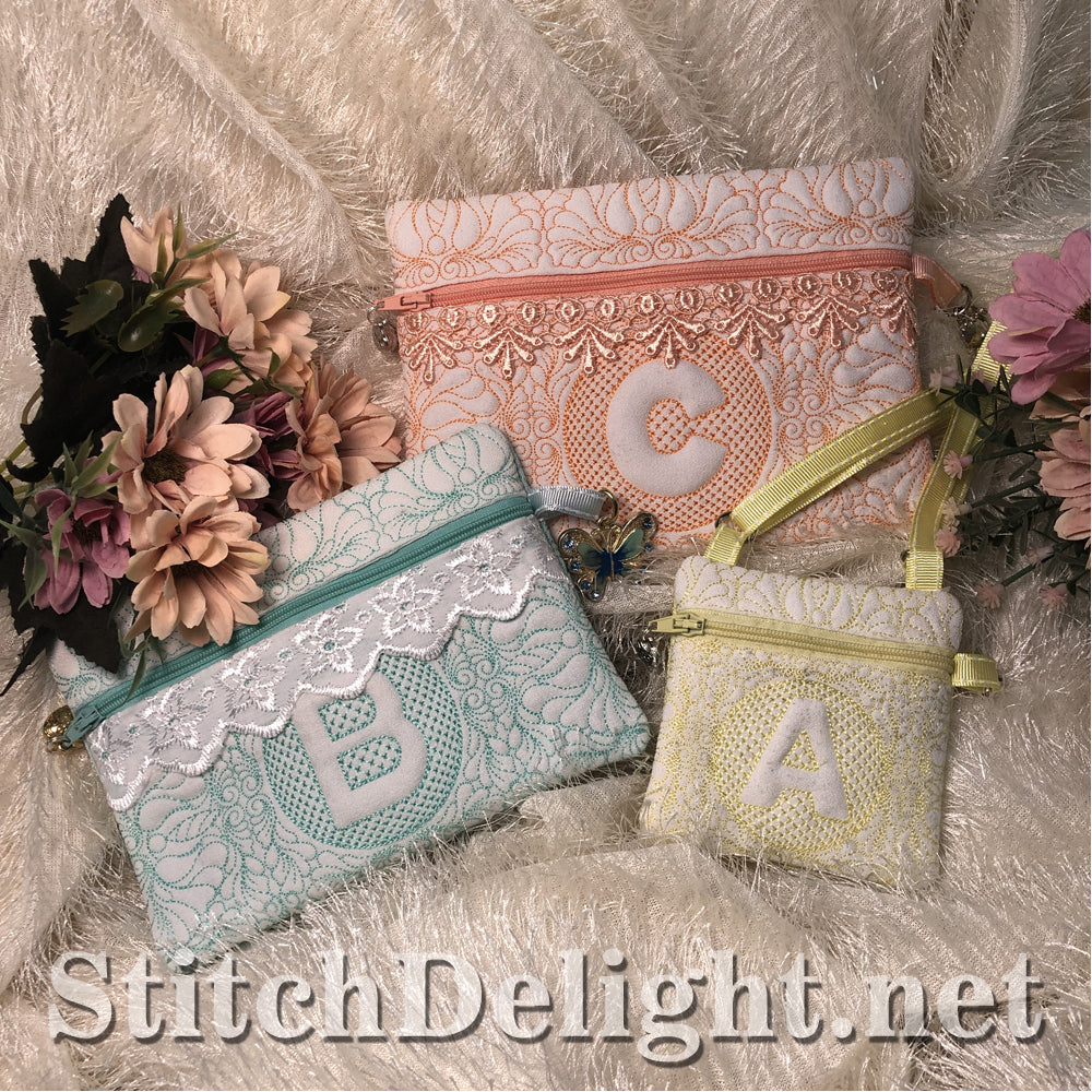 SDS1506 ITH Quilted Zipper Bags 2