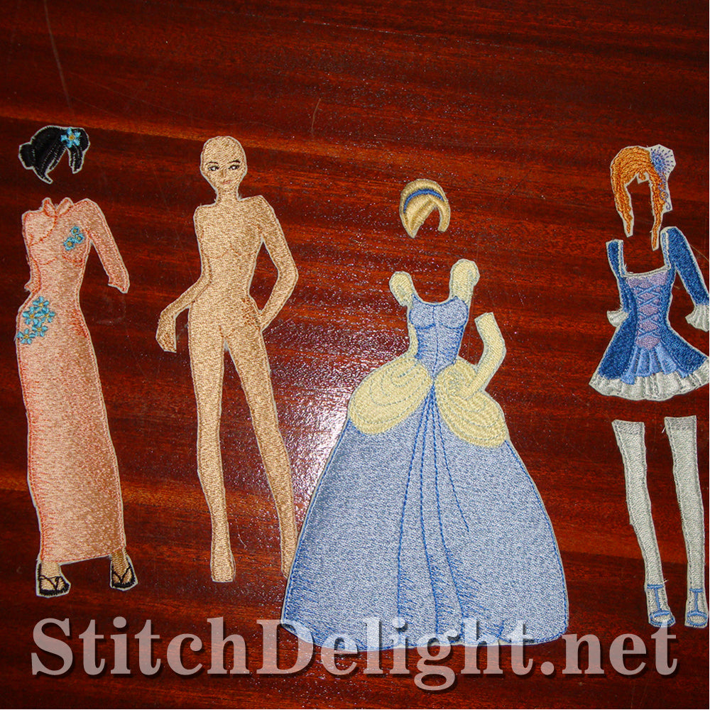 SD1139 Elegant Paper Doll