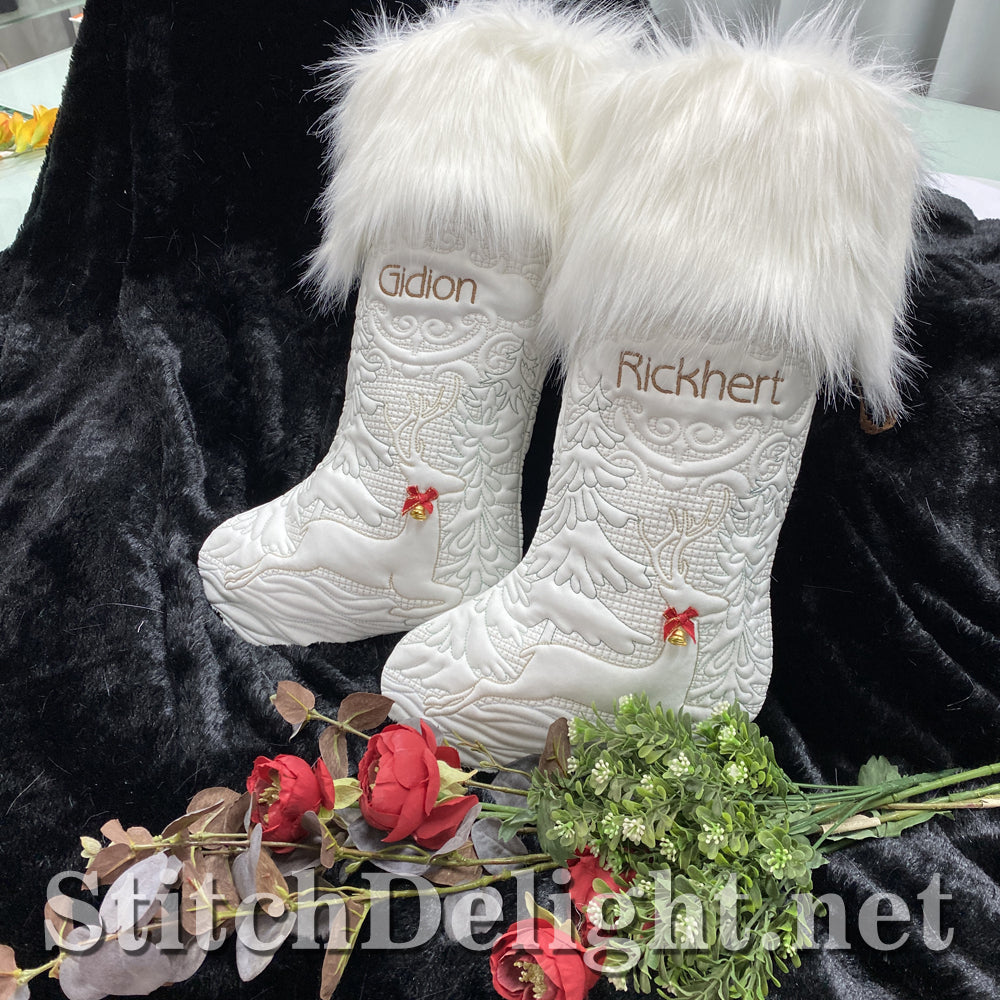 SDS1778 Snowy Day Christmas Stockings