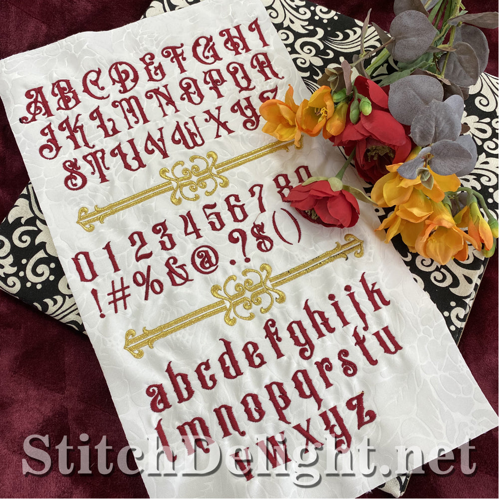 HOE0084 Vintage Ember Font