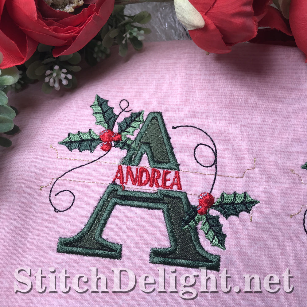 HOE0037 Festive Holly Font