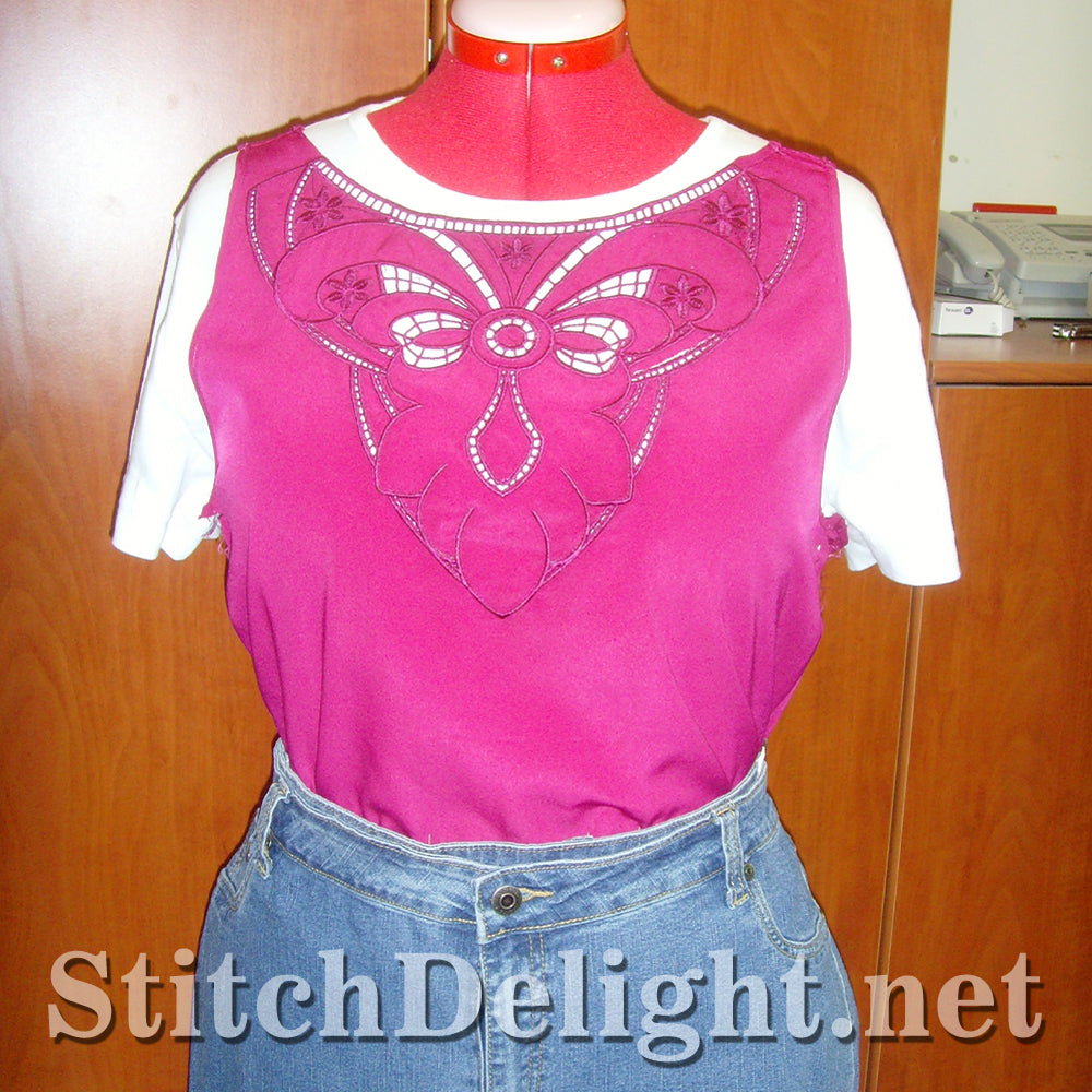 SD0505 Cutwork Neckline