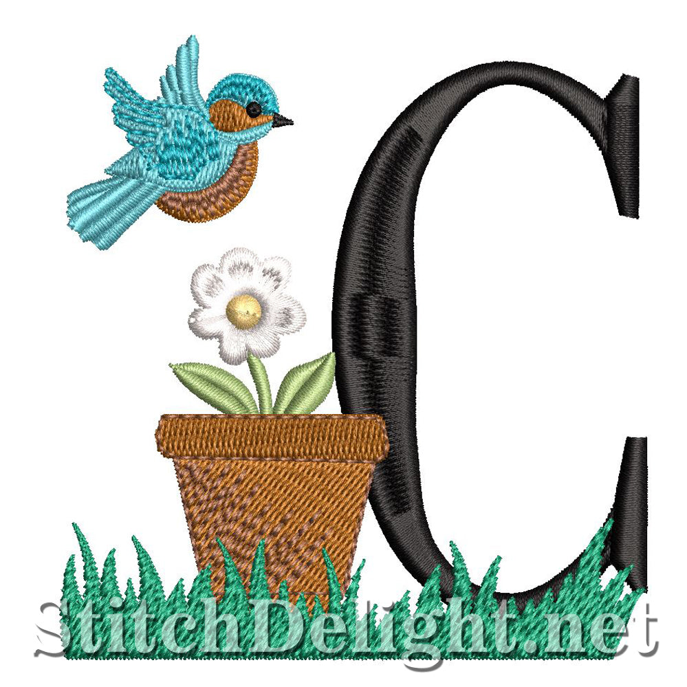 SDS1748 Spring Garden Font C