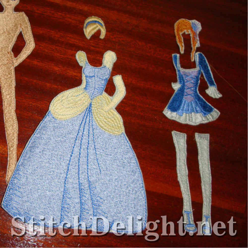 SD1139 Elegant Paper Doll