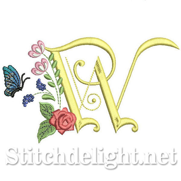 SDS0294 Deco Floral Font