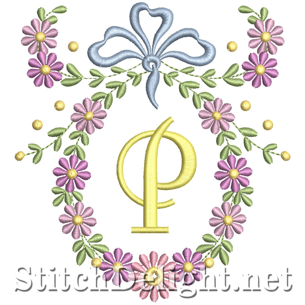 SDS1245 Wispy Floral Font P