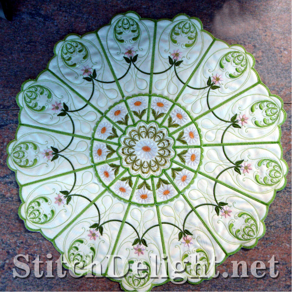 SD1121 Daisy Round Table Cloth
