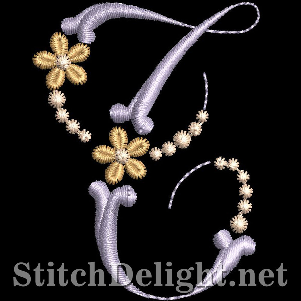 SDS0790 Dainty Floral font T