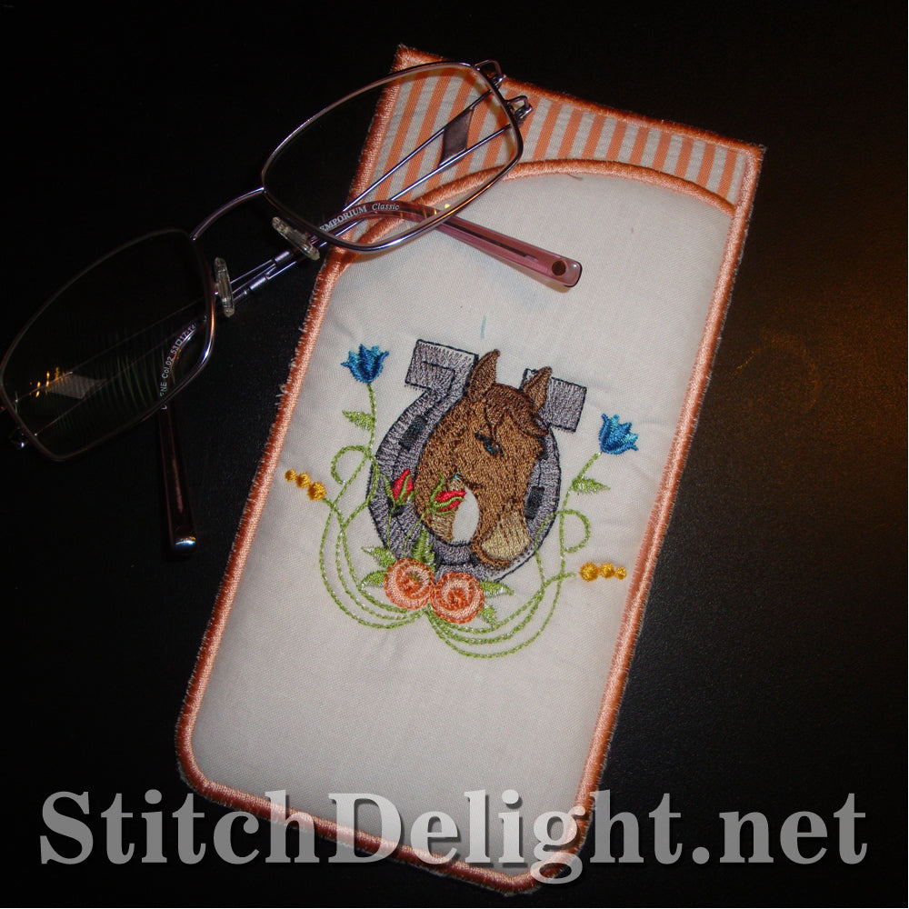 SD1220 Horse Lovers Eyeglass Case