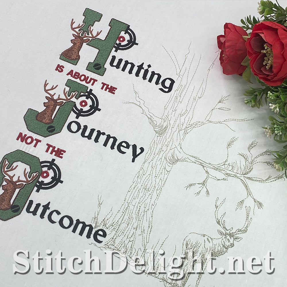 SDS1753 Hunting Inspirational Quote