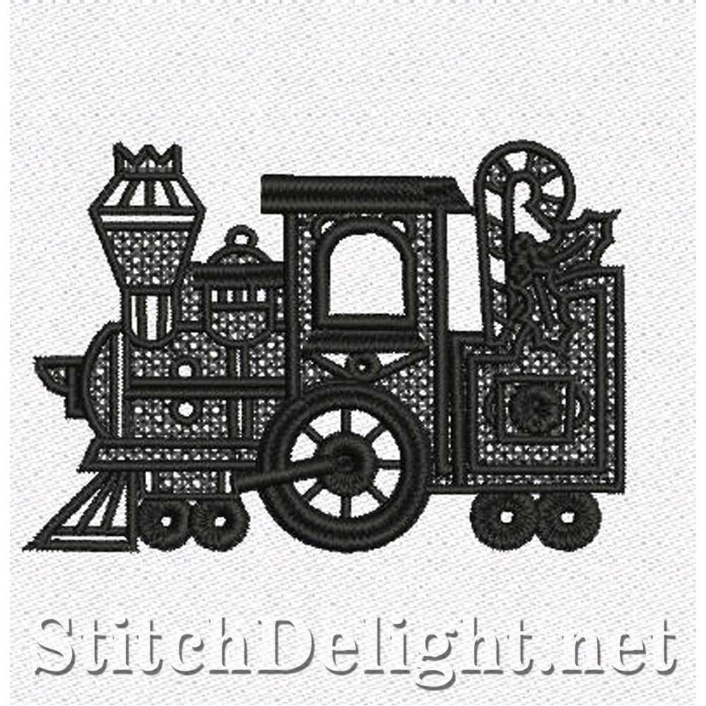SD0975 Freestanding Lace Train