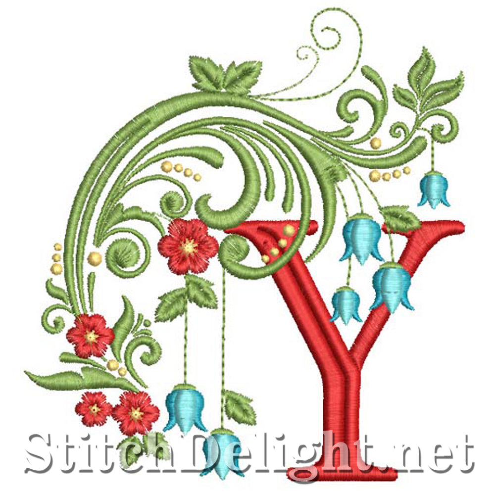 SDS1254 Blue Bell Font Y