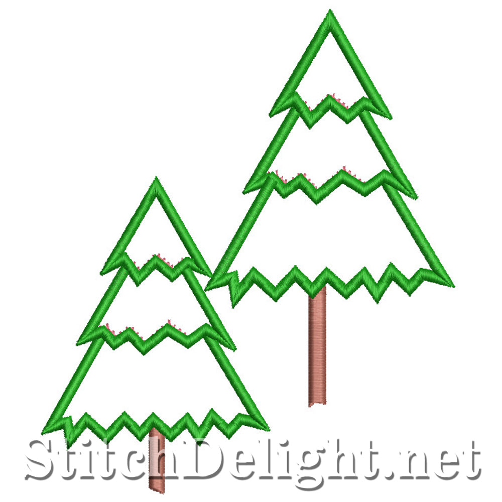 SD1365 Applique Trees