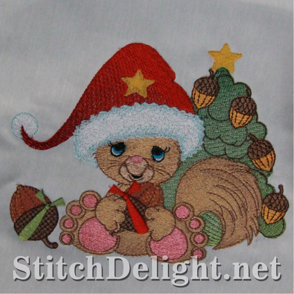 SD1193 Chrismas squirrel 1