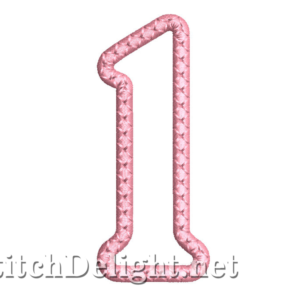 SDS1450 Applique Small Letter font L
