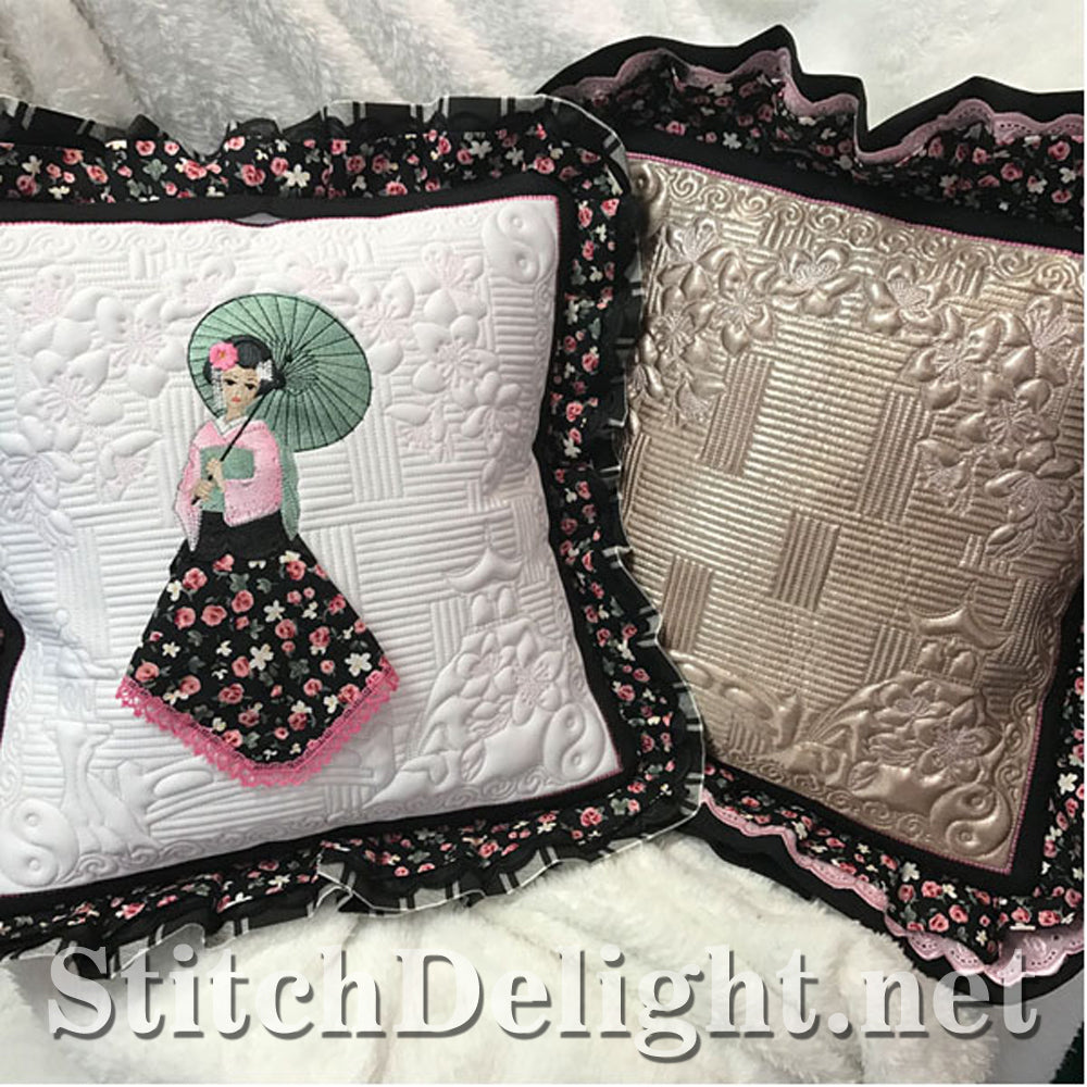 SDS1166 Geisha Belle Quilt Set