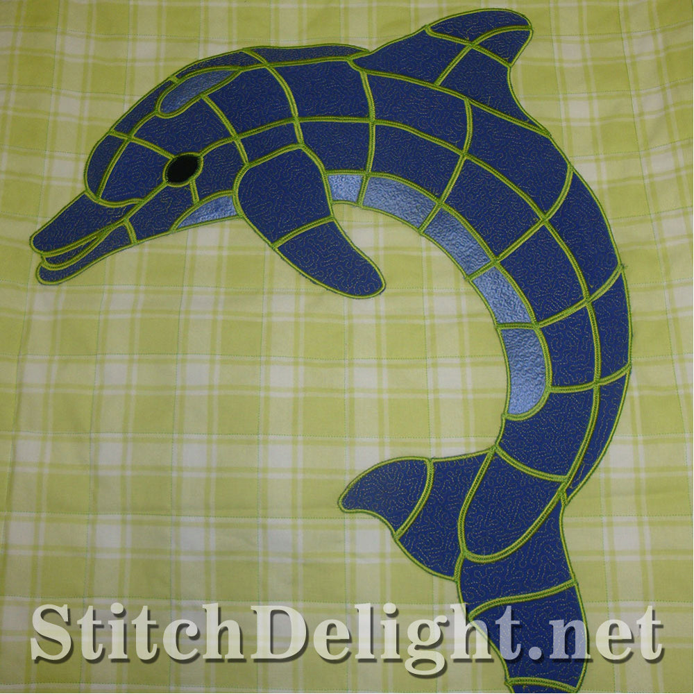 SD0899 Dolphin Mosaic