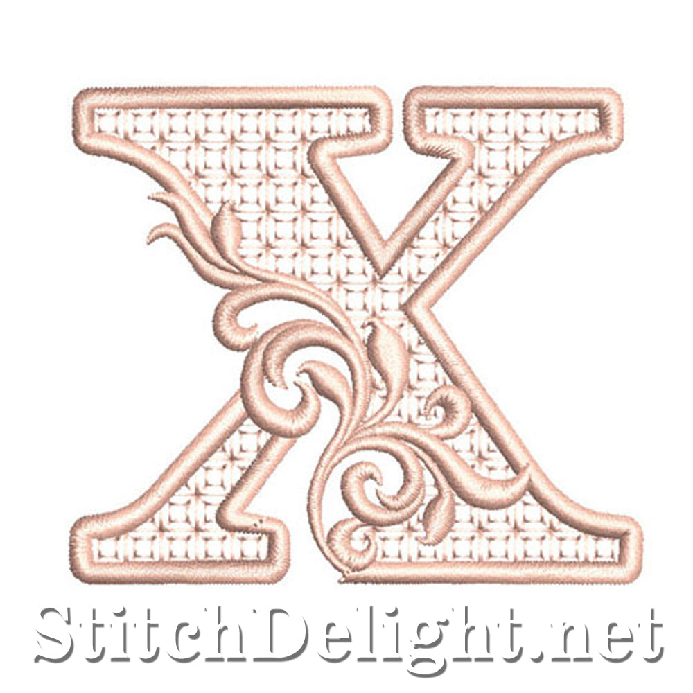 SDS1141 Fancy Block Font X