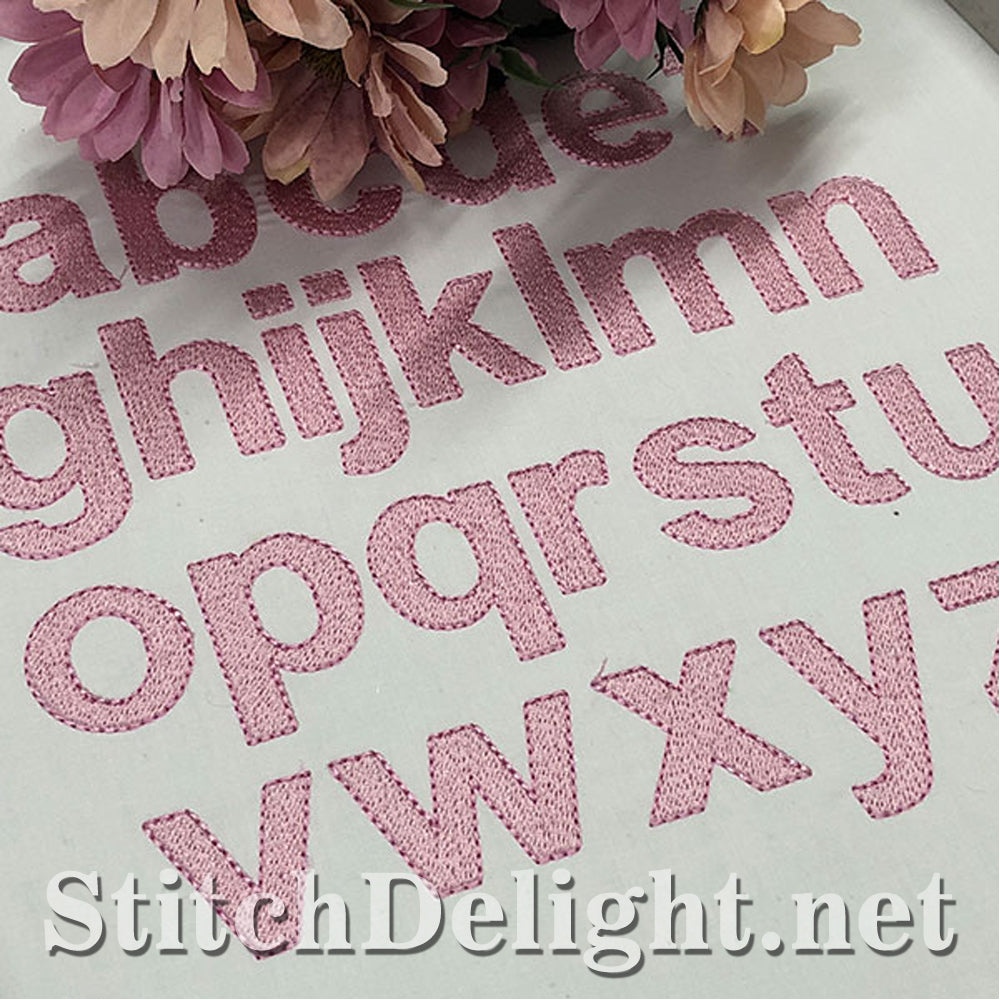 SDS1366 Outline Block Font