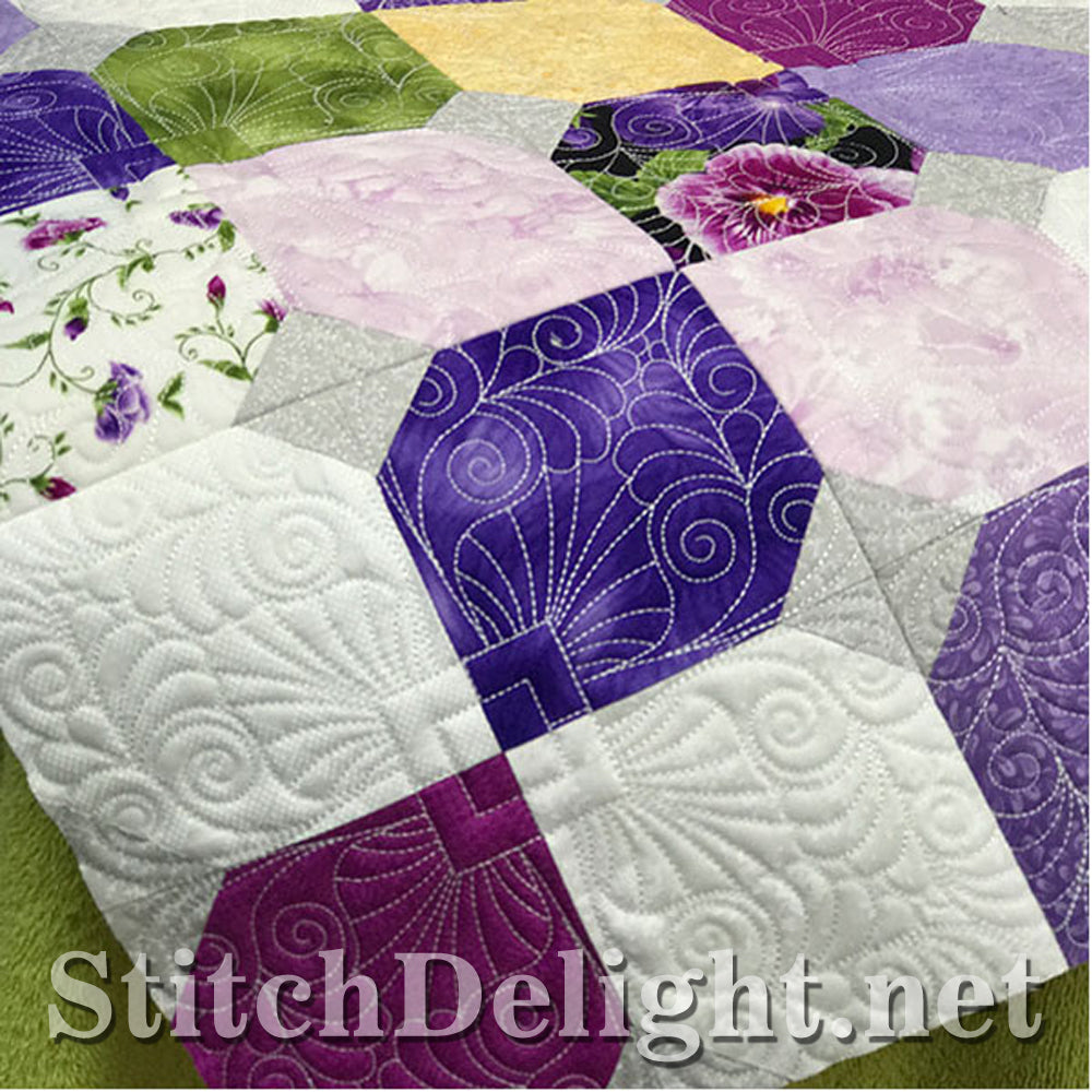 SDS1182 Feather Quilt Set 5
