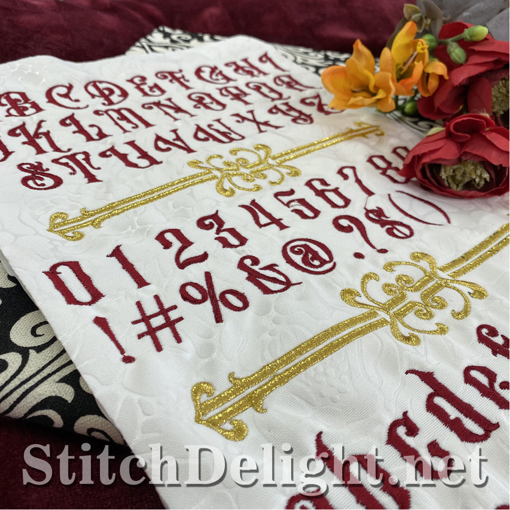 HOE0084 Vintage Ember Font