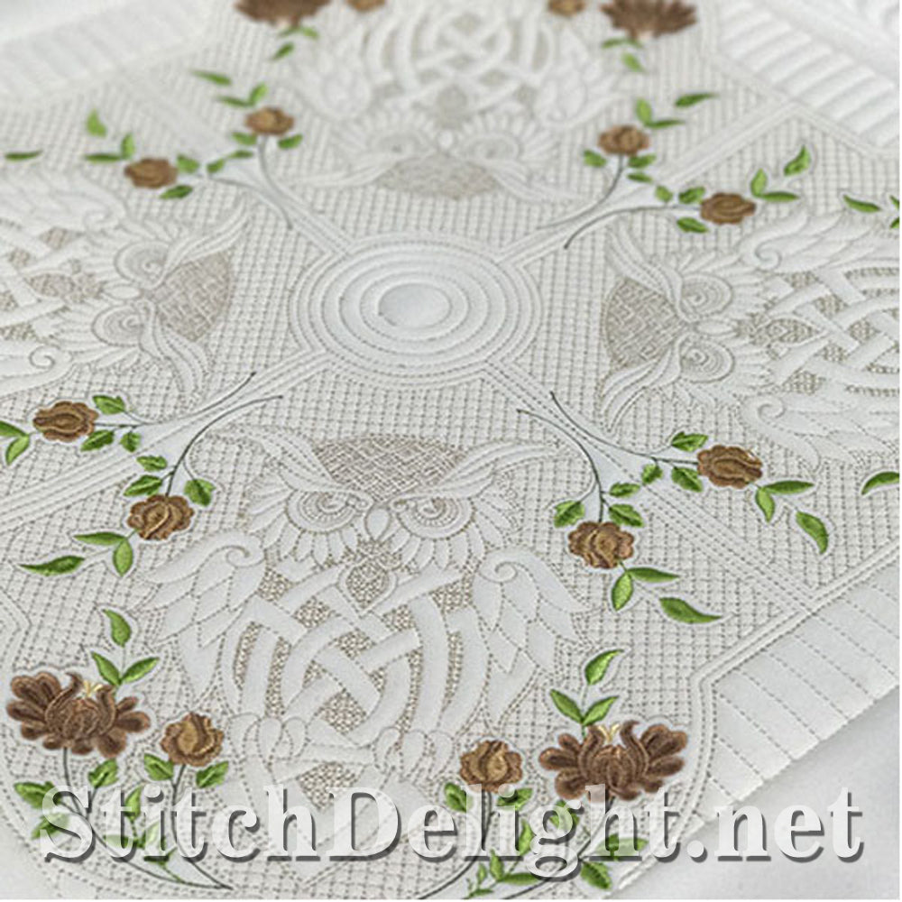 Ensemble de courtepointe hibou celtique SDS1192