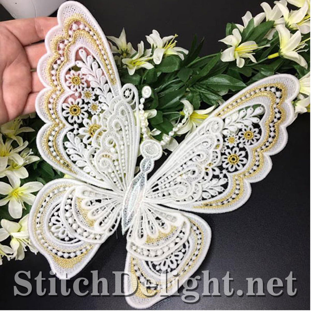 SDS1122 Giant Freestanding Lace Butterfly - Main Image