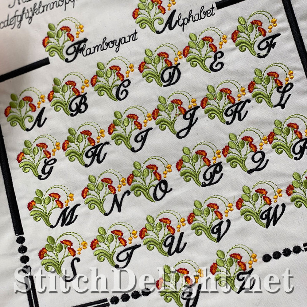 SDS1749 Flamboyant Font