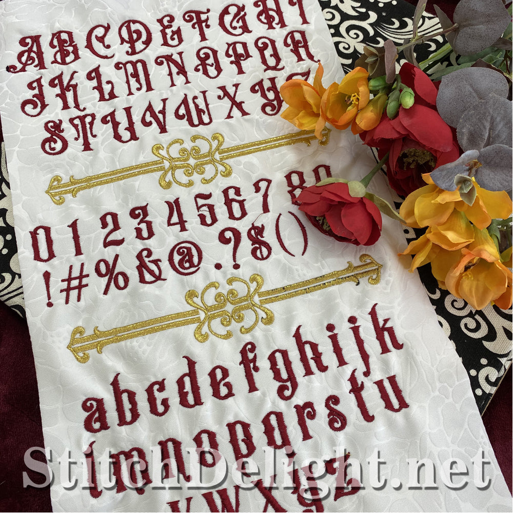 HOE0084 Vintage Ember Font