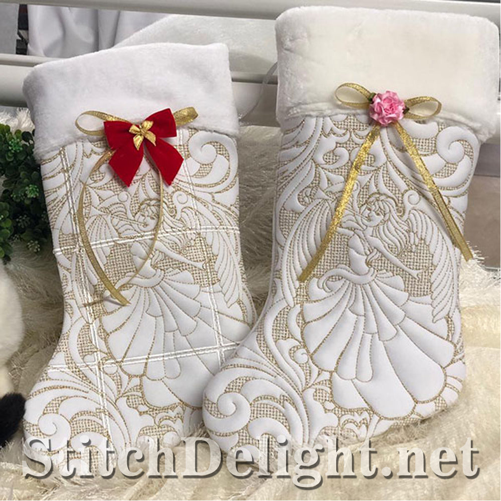 SDS1365 Angel Christmas Stocking