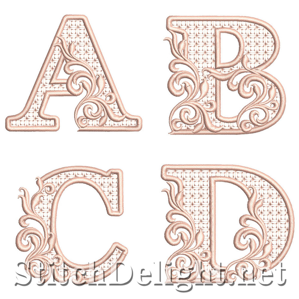 SDS1141 Fancy Block Font