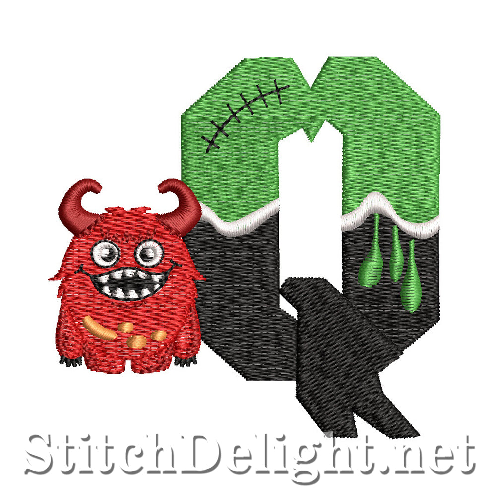 SDS1776 Scary Monster Font Font Q