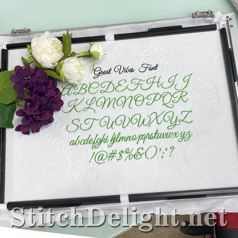 SDS1764 Great Vibes Font