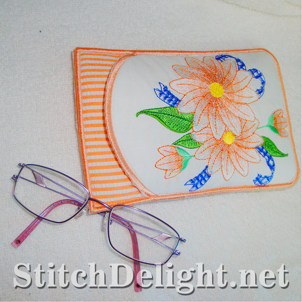 SD1138 Daisy Dual Eyeglass Pouch
