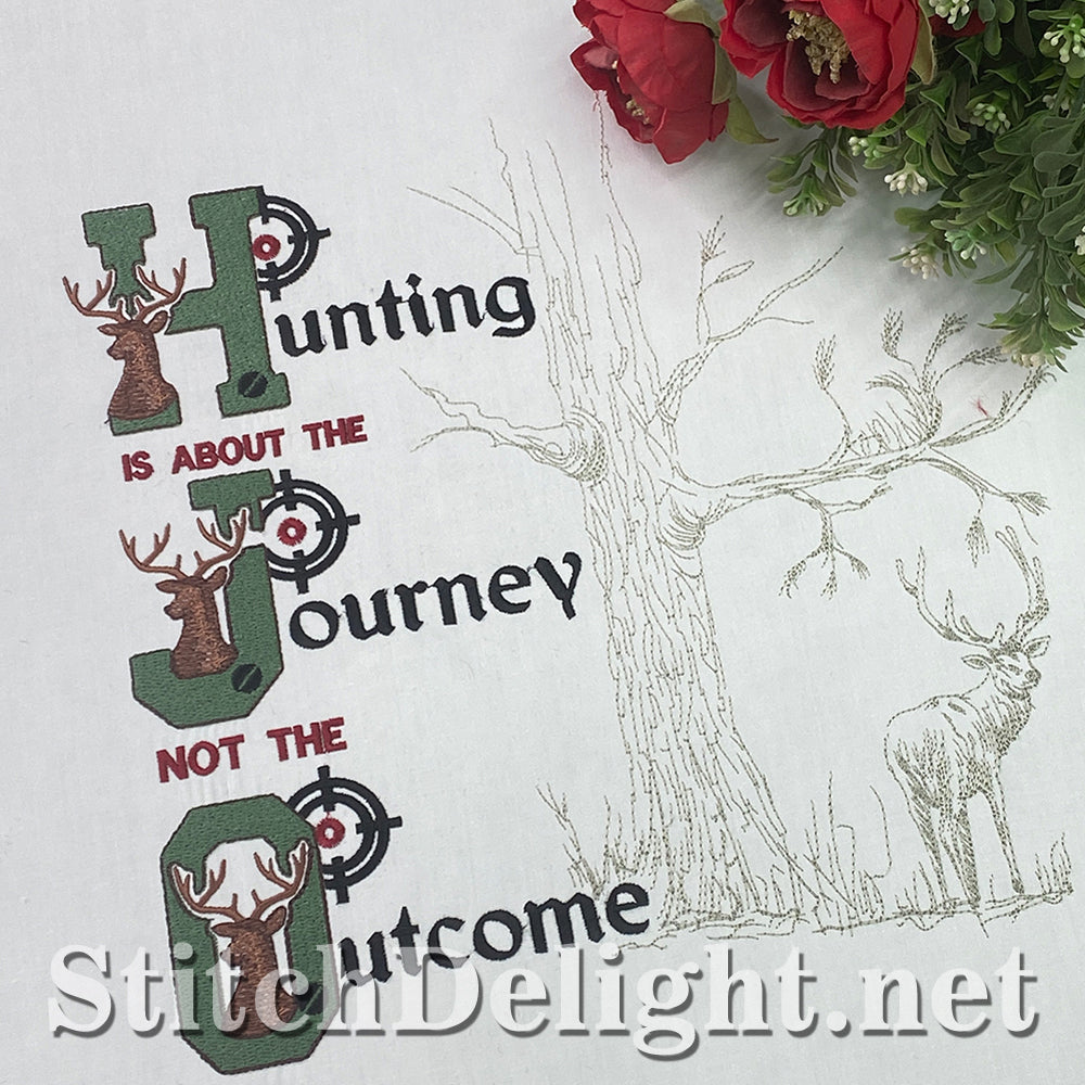 SDS1753 Hunting Inspirational Quote