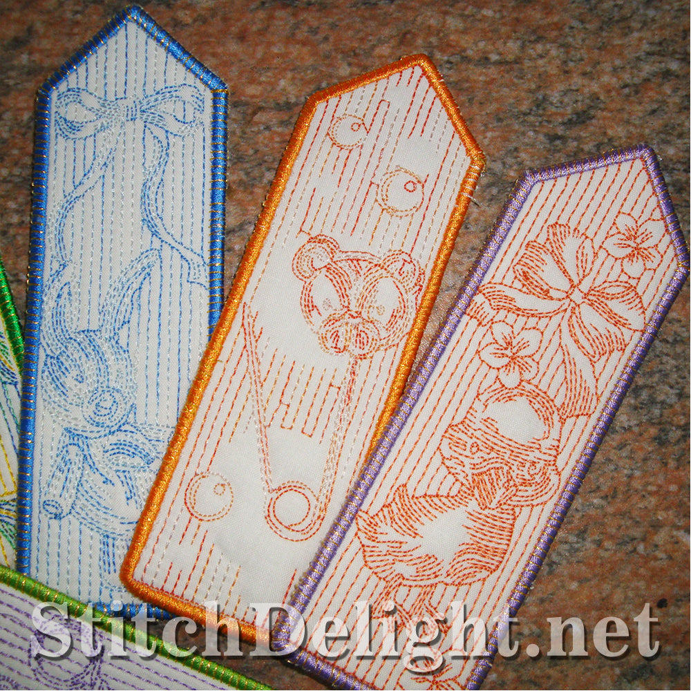 SD1209 Baby Applique Bookmarks