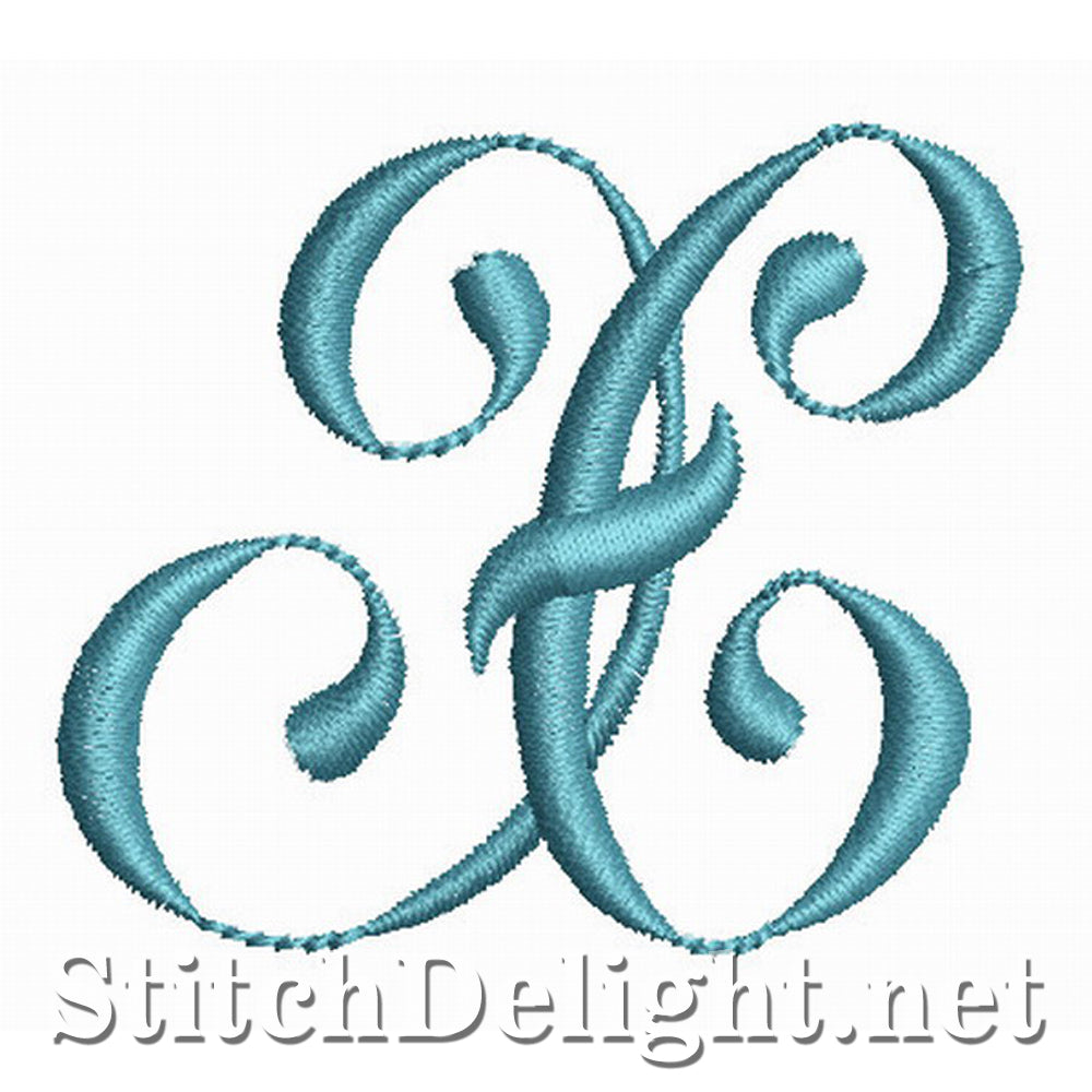 SDS0792 Ribbon Font X