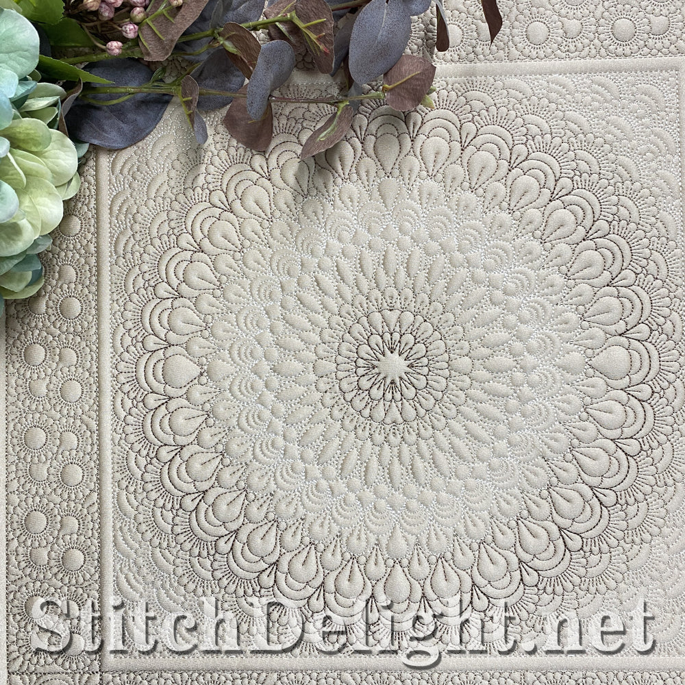 SDS1763 Mandala Rainbow Border and Corner