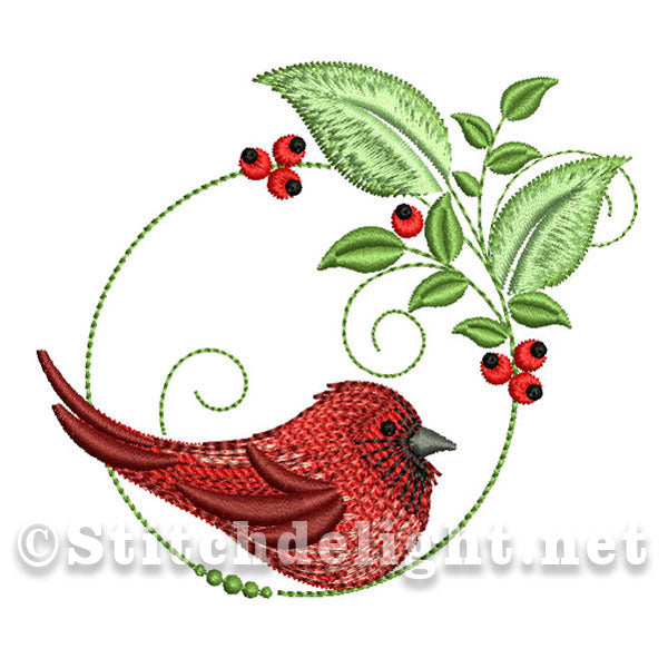 SDS0582 Oiseau de Noël