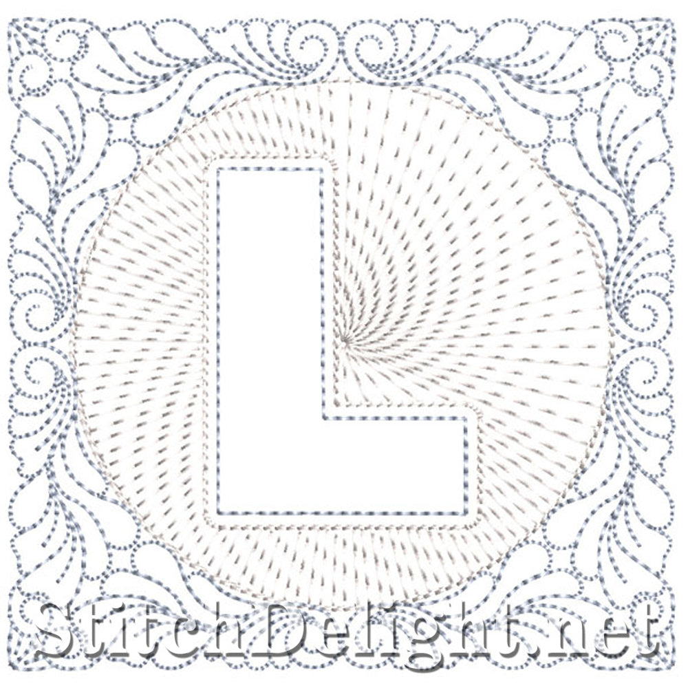 SDS1185 Quilters Block Font L