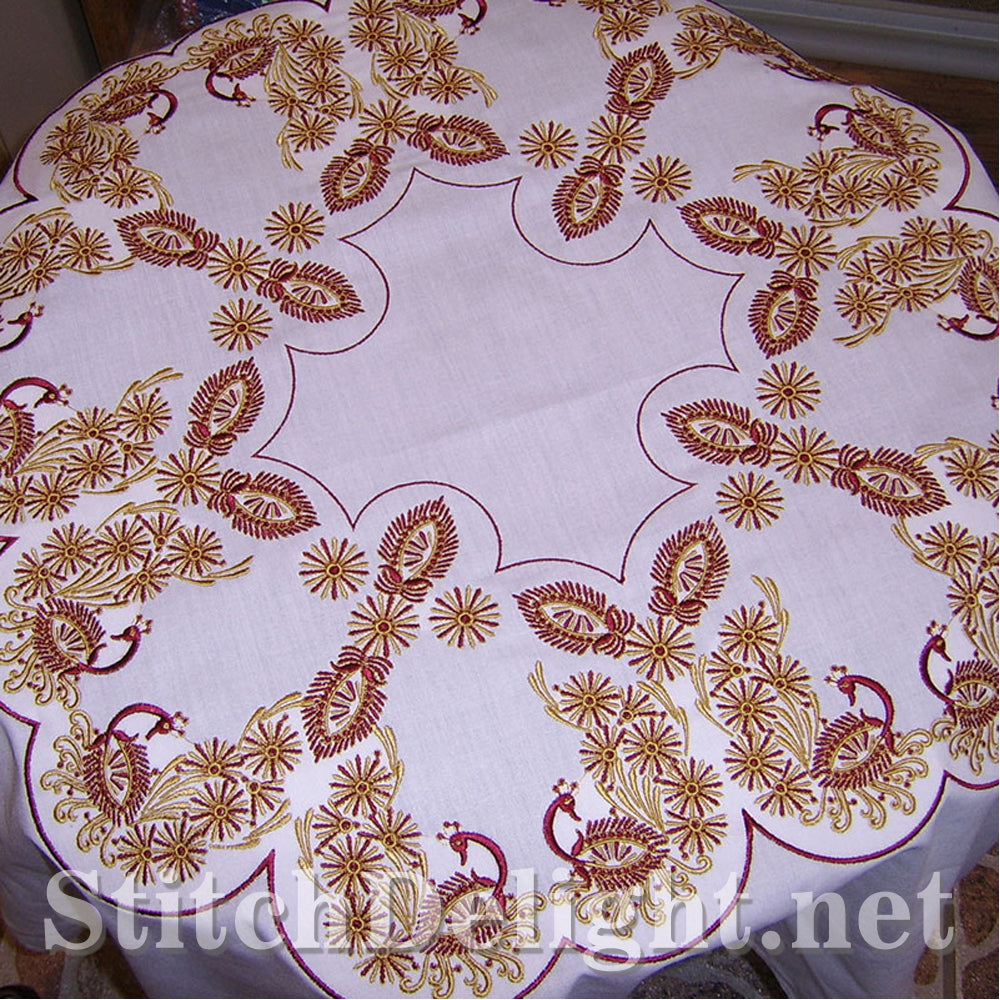 AE035 Oriental Peacock Designs