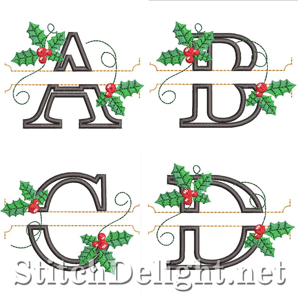 HOE0037 Festive Holly Font