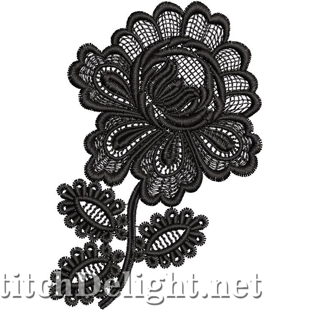 <transcy>SD0787 Motif Rose Dentelle Autoportant</transcy>